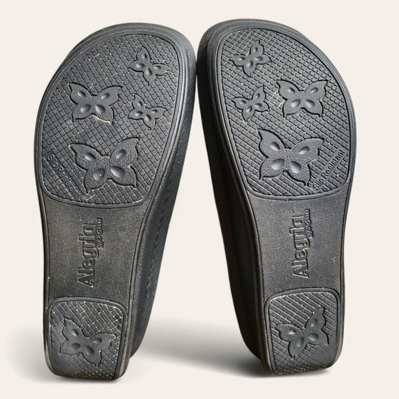 Alegria Debra Primary Impression Leather Slip On Shoes Womens 8.5 EU 39 Black - Picture 7 of 8